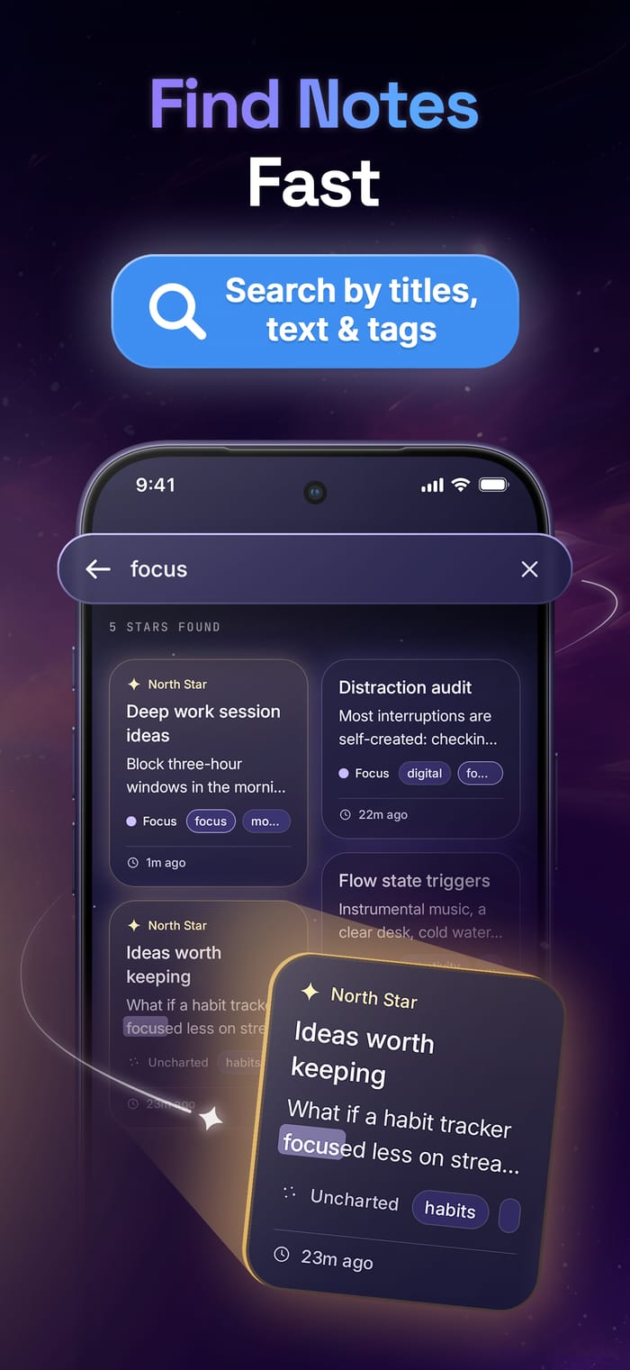 Nebula Notes search results